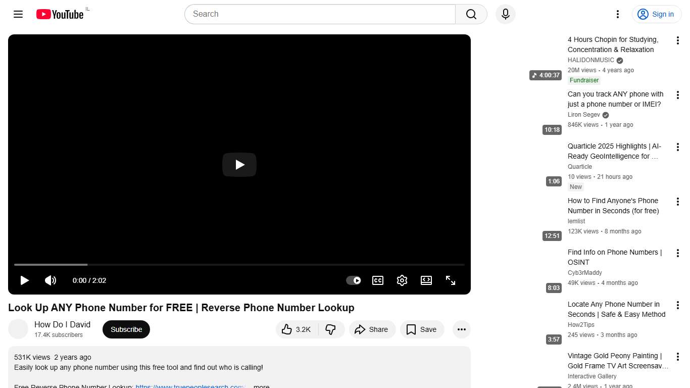 Look Up ANY Phone Number for FREE | Reverse Phone Number Lookup - YouTube